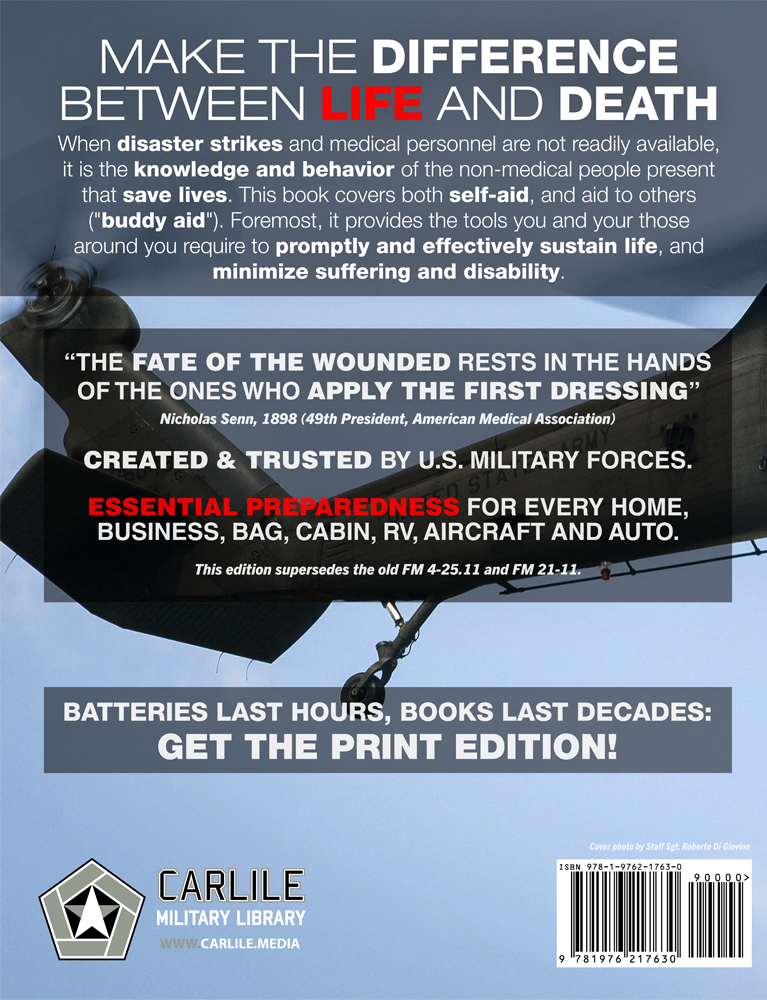 The Official US Army First Aid Guide Updated Edition TC 402.1 (FM